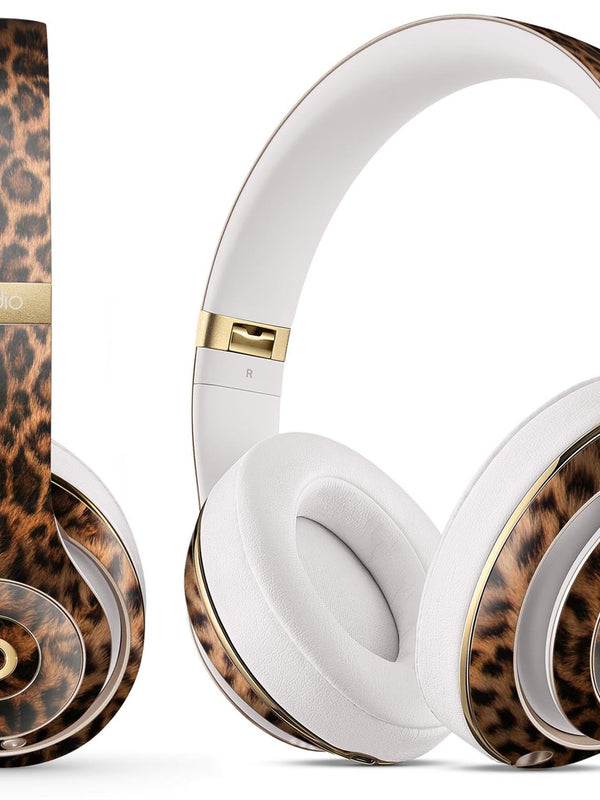 Mirrored Leopard Hide - Full Body Skin Decal Wrap Kit for Beats by Dre