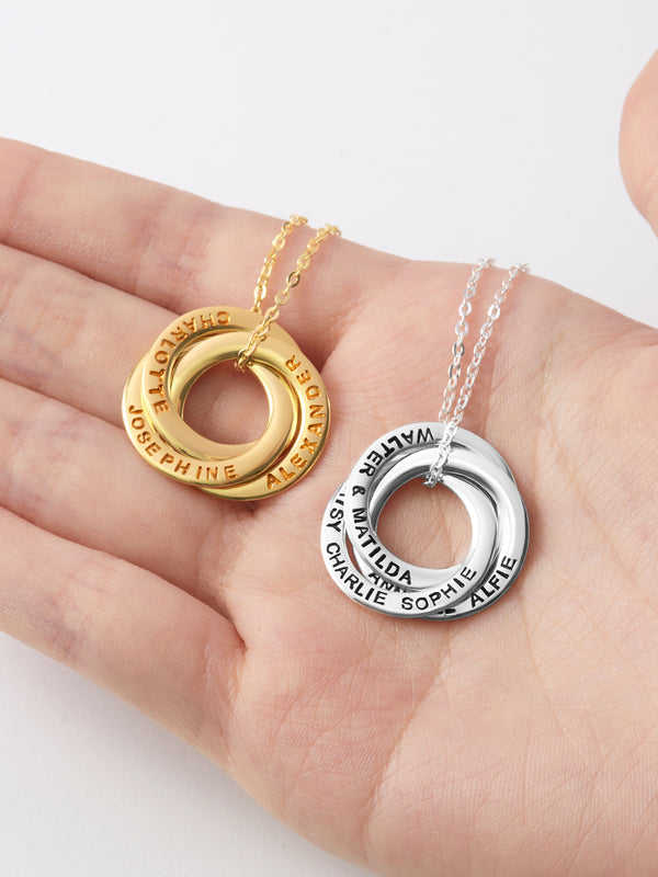 Children Name Necklace, Personalized Grandma Gift, Family Necklace