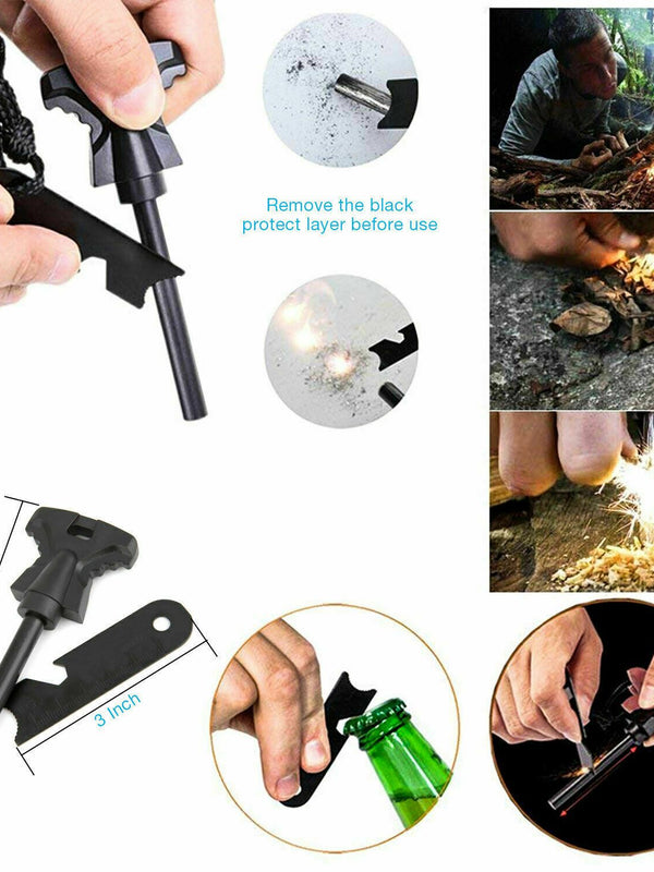 14 in 1 Outdoor Emergency Survival And Safety Gear Kit Camping