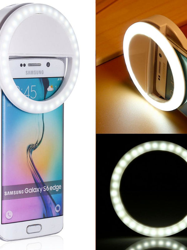 Portable Selfie Ring Clip On for Mobile Phone