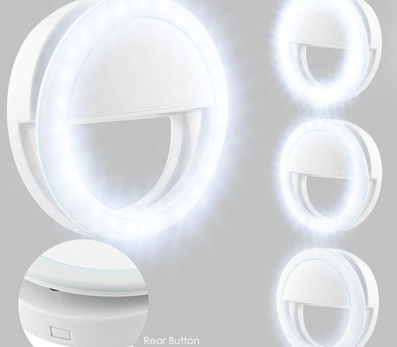 Portable Selfie Ring Clip On for Mobile Phone