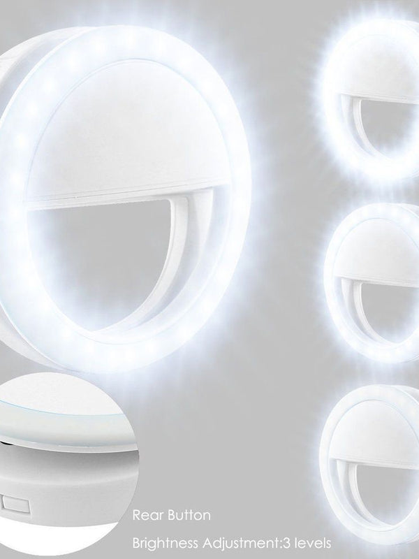 Portable Selfie Ring Clip On for Mobile Phone