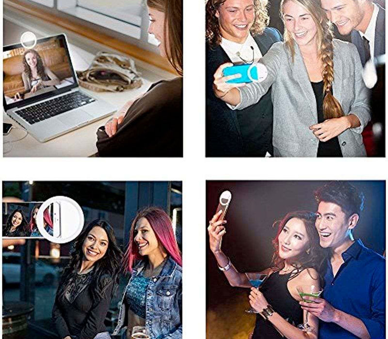 Portable Selfie Ring Clip On for Mobile Phone