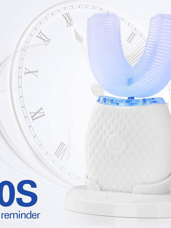 Silicone Electric Toothbrush 360° for Aldult Smart Automatic Whitening