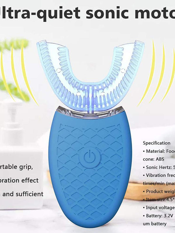 Silicone Electric Toothbrush 360° for Aldult Smart Automatic Whitening