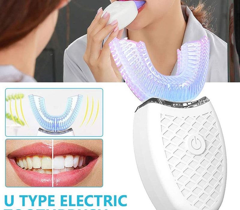 Silicone Electric Toothbrush 360° for Aldult Smart Automatic Whitening