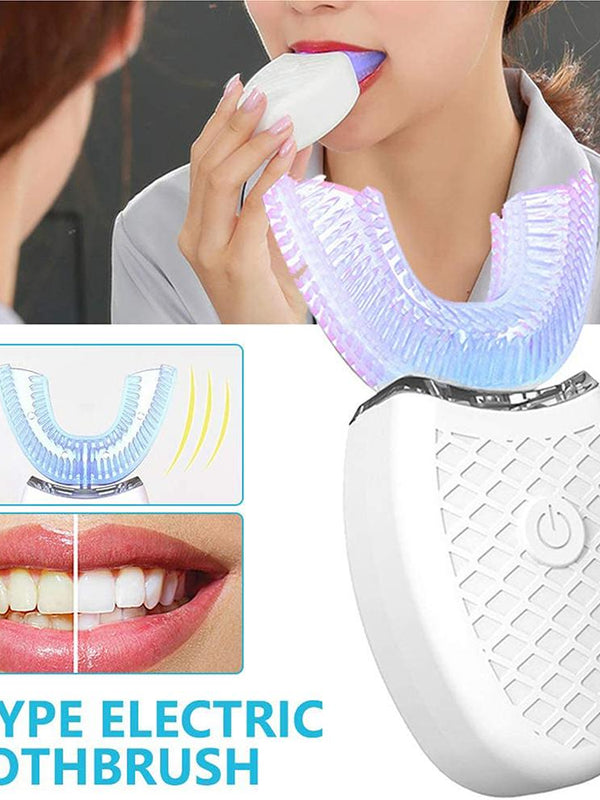 Silicone Electric Toothbrush 360° for Aldult Smart Automatic Whitening
