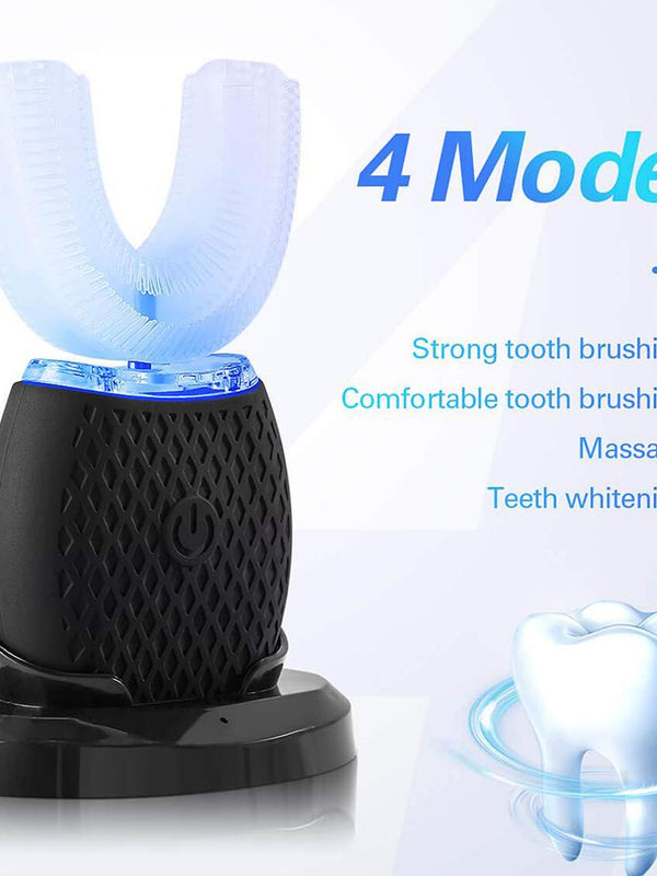 Silicone Electric Toothbrush 360° for Aldult Smart Automatic Whitening