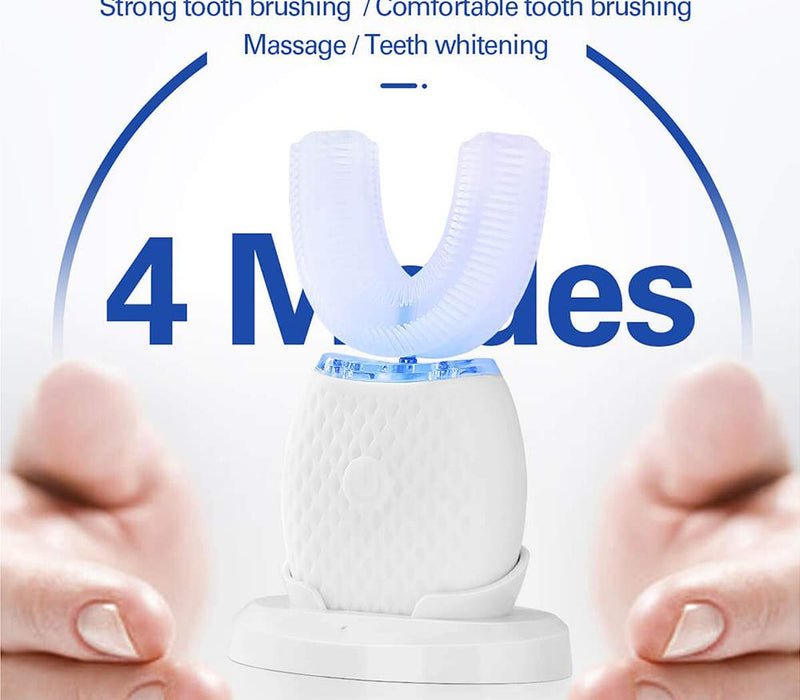 Silicone Electric Toothbrush 360° for Aldult Smart Automatic Whitening