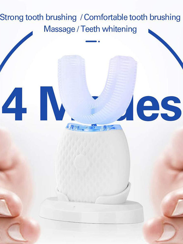 Silicone Electric Toothbrush 360° for Aldult Smart Automatic Whitening
