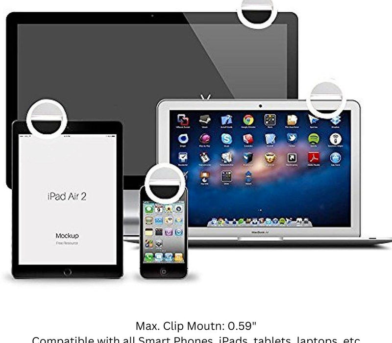 Portable Selfie Ring Clip On for Mobile Phone