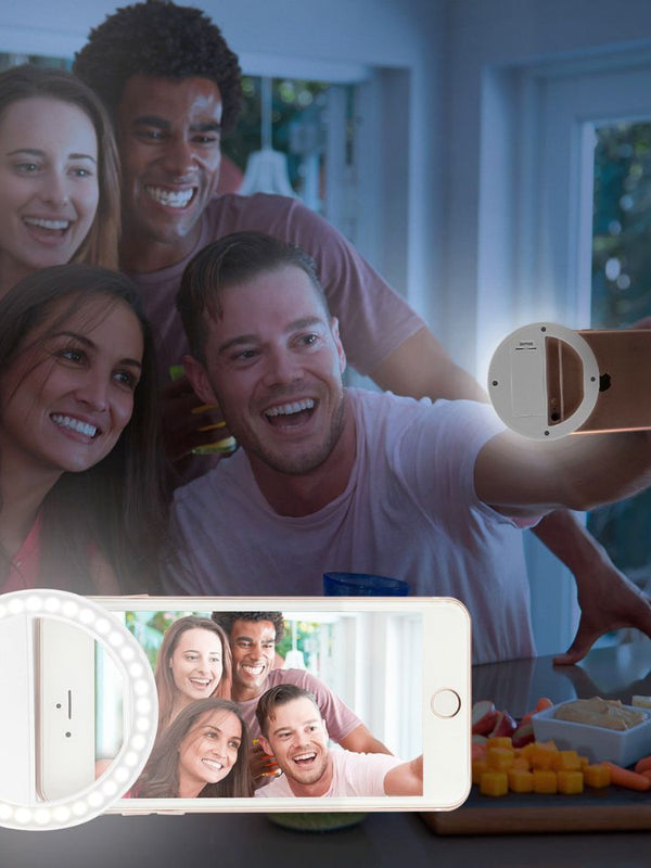 Portable Selfie Ring Clip On for Mobile Phone