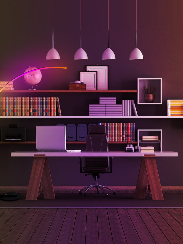 RGBW Modern Curve Floor Lamp | New Version