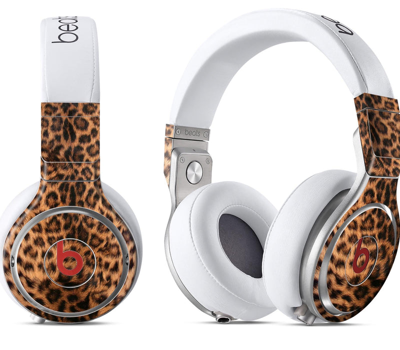 Mirrored Leopard Hide - Full Body Skin Decal Wrap Kit for Beats by Dre