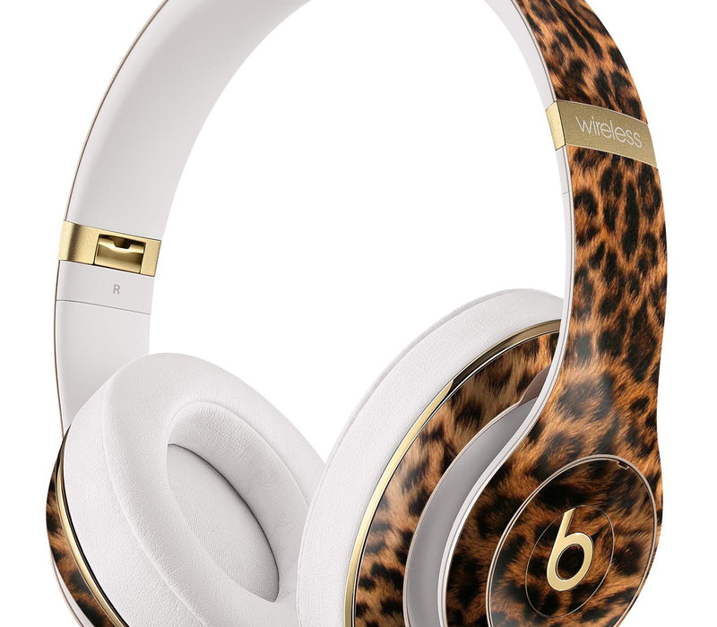 Mirrored Leopard Hide - Full Body Skin Decal Wrap Kit for Beats by Dre
