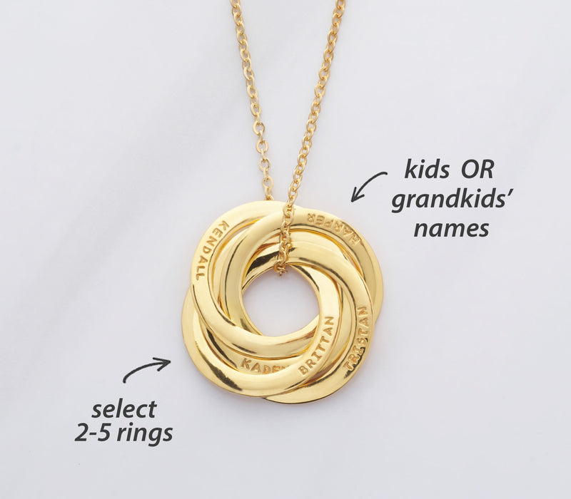 Children Name Necklace, Personalized Grandma Gift, Family Necklace