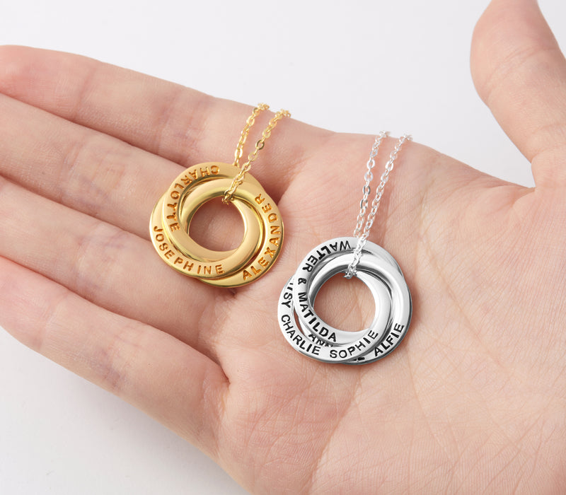 Children Name Necklace, Personalized Grandma Gift, Family Necklace