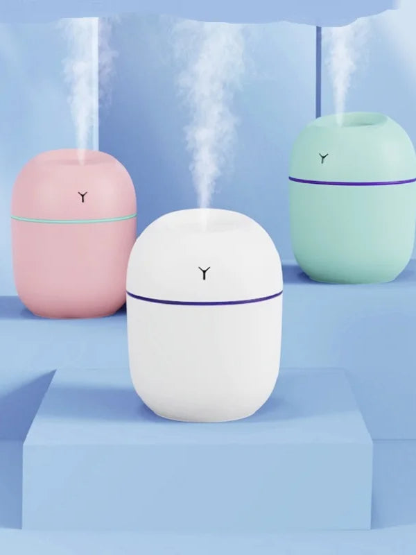 Portable Ultrasonic Humidifier USB Aroma Essential Oil Diffuser LED