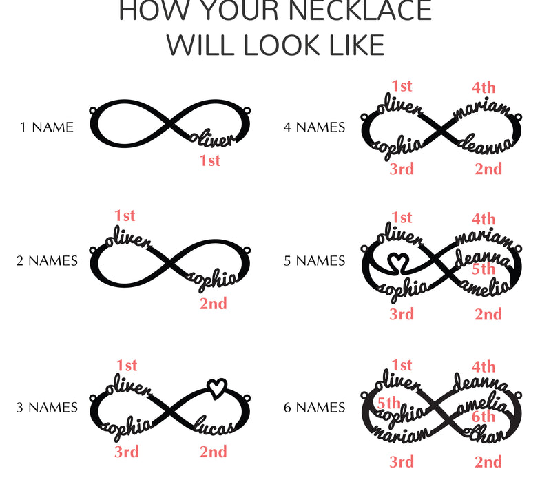 Mom Bracelet With Kids Names, Infinity Bracelet With Names,Mom Jewelry