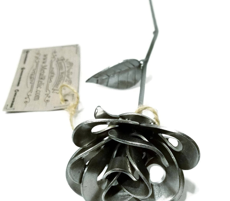 Original Immortal Rose, Recycled Metal Rose, Steel Rose Sculpture,