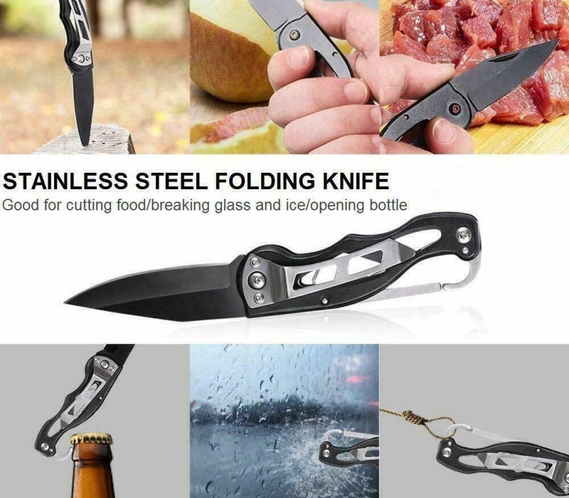 14 in 1 Outdoor Emergency Survival And Safety Gear Kit Camping